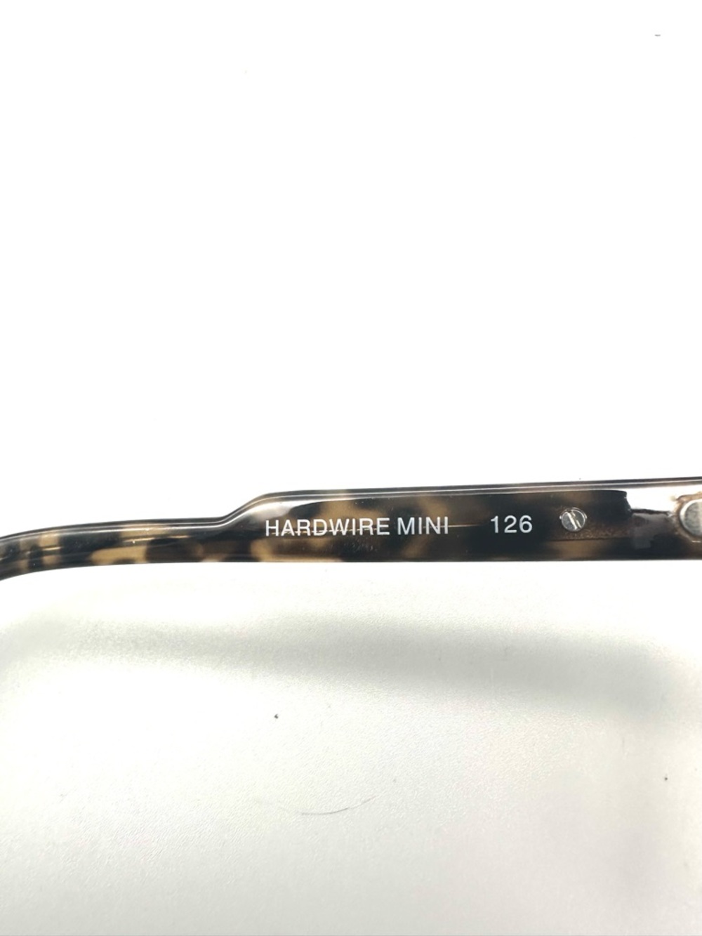Quay Australia Hardwire Mini Blue Light Glasses Tortoise Square Clear Lens 126 - Picture 6 of 6